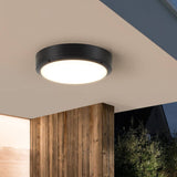 Einfache Outdoor Wasserdicht Aluminium Runde LED Flush Mount Deckenleuchte