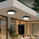 Einfache Outdoor Wasserdicht Aluminium Runde LED Flush Mount Deckenleuchte