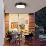 Einfache Outdoor Wasserdicht Aluminium Runde LED Flush Mount Deckenleuchte