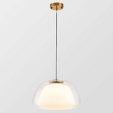 Moderne Milk Glass Jelly Pendelleuchte