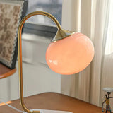 Marshmallow Metall Glas Tischlampe