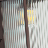 Rechteckige Retro-Wandleuchte für draußen