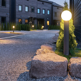 Pena Modern Design LED Außenlampe Metall Schwarz Garten Außen