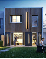 Gestreifte Wandleuchte