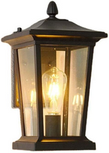 Bauernhaus Wasserdicht Glasschirm Außenwandleuchte