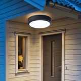 Einfache Outdoor Wasserdicht Aluminium Runde LED Flush Mount Deckenleuchte