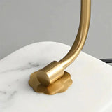 Marshmallow Metall Glas Tischlampe