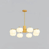 Kreative hölzerne Baumwollkugeln Wohnzimmer Kronleuchter