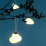 Minori Design LED Hängelampe Wolke Milch Weiß Metall/Acryl Garten
