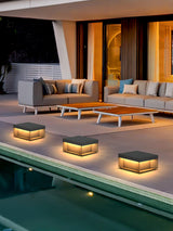 Schwarzes Feld für Außenleuchten