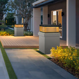 Schwarzes Feld für Außenleuchten