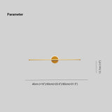 Leigh Moderne Runde/Quadratische Led-Wandleuchte