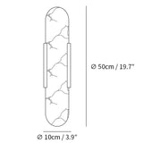 Melange Langgestreckte Alabaster Wandleuchte