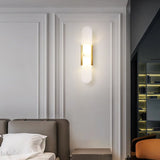 Melange Langgestreckte Alabaster Wandleuchte