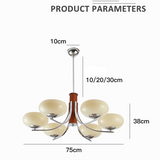 3/5 Kopf Bauhaus-Kronleuchter