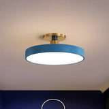 Runde Flush Mount Light Skandinavischer Stil Acryl Schlafzimmer Led Semi Coil Deckenleuchte