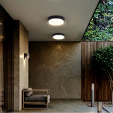 Einfache Outdoor Wasserdicht Aluminium Runde LED Flush Mount Deckenleuchte