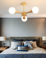 Nera-Deckenleuchte aus Holz