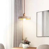 Vintage wabi sabi Stein Pendelleuchte