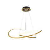 Minimalistische Gouden Cirkel Hanglamp LED Plafondlamp
