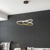 Minimalistische Gouden Cirkel Hanglamp LED Plafondlamp