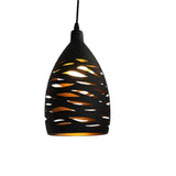 Besson Pendelleuchten aus gemustertem Metall