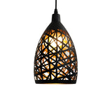 Besson Pendelleuchten aus gemustertem Metall