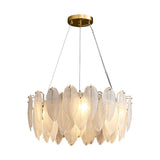 Feather™ - Luxuriöse Pendelleuchte mit Glasfedern