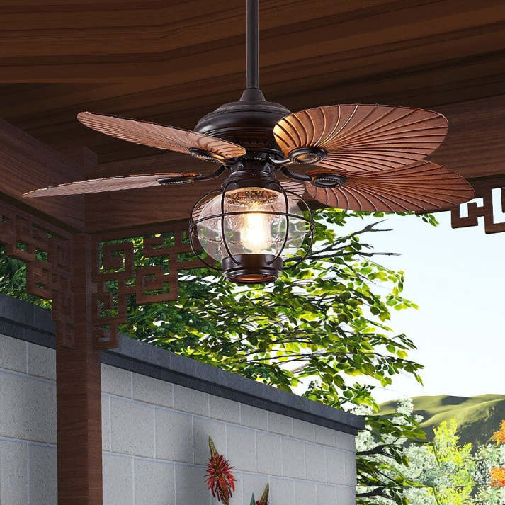 Schwarz Vintage Creative Deckenventilatoren