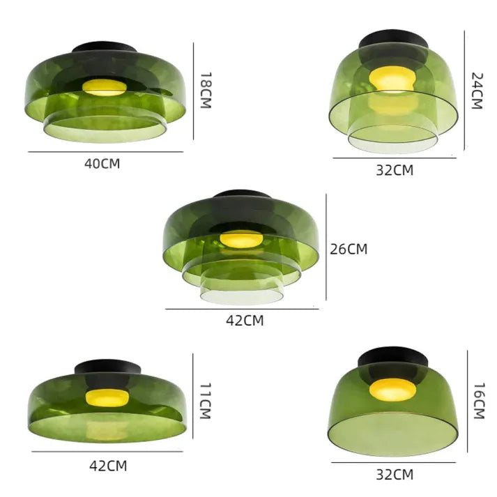 Nordische Designer Kreative Persönlichkeit Mittelalterliche Glas-Deckenleuchte