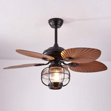 Schwarz Vintage Creative Deckenventilatoren