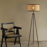 Rattan Stativ Stehleuchte