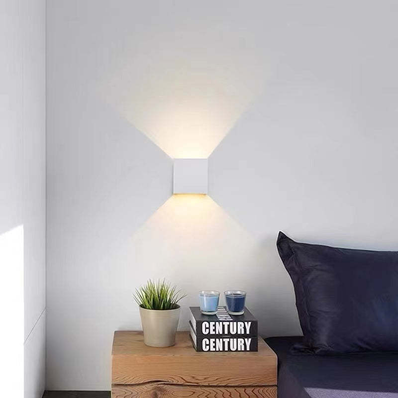 Moderne Aluminium Wasserdichte LED Wandleuchte für den Innenbereich