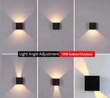 Moderne Aluminium Wasserdichte LED Wandleuchte für den Innenbereich