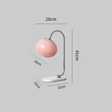 Marshmallow Metall Glas Tischlampe