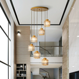 Kristall Vintage Treppe Kronleuchter