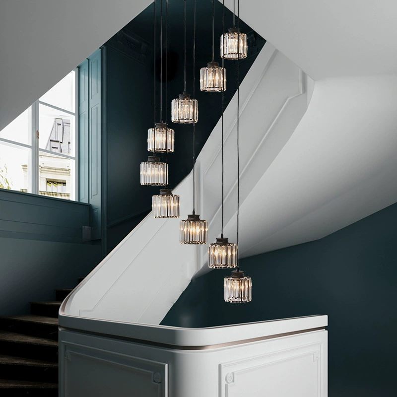 Kristall Vintage Treppe Kronleuchter