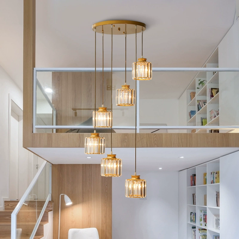 Kristall Vintage Treppe Kronleuchter