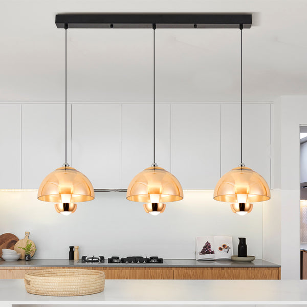 3 Köpfe Nordic-Kitchen-Hängeleuchte
