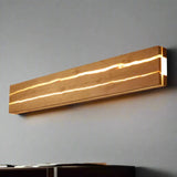 Modernes Holz Riss Wandleuchten Home Decor Wandleuchte