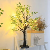 Weihnachten Grüne Blätter LED Baum Lichter