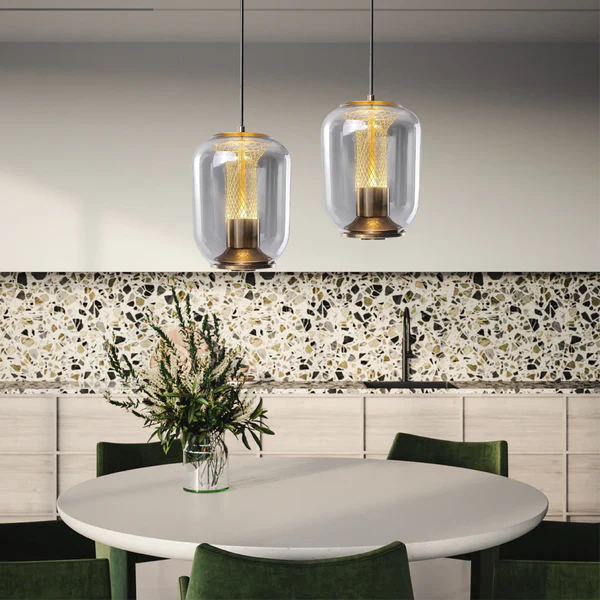 Savannah Glas Pendelleuchten