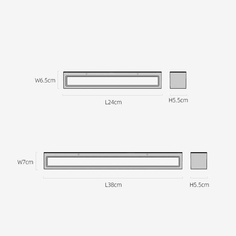Edge Außenwandleuchte
