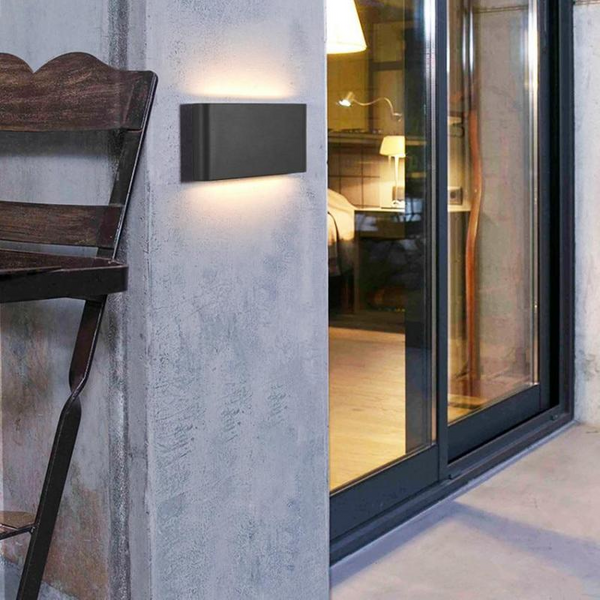 Moderne Led Wasserdicht Außen Aufwärts Abwärts Wandlampe Wand Scone