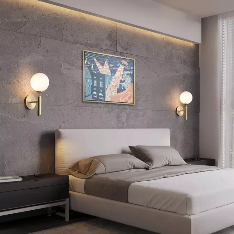 Luxuriöse moderne LED-Wandleuchte