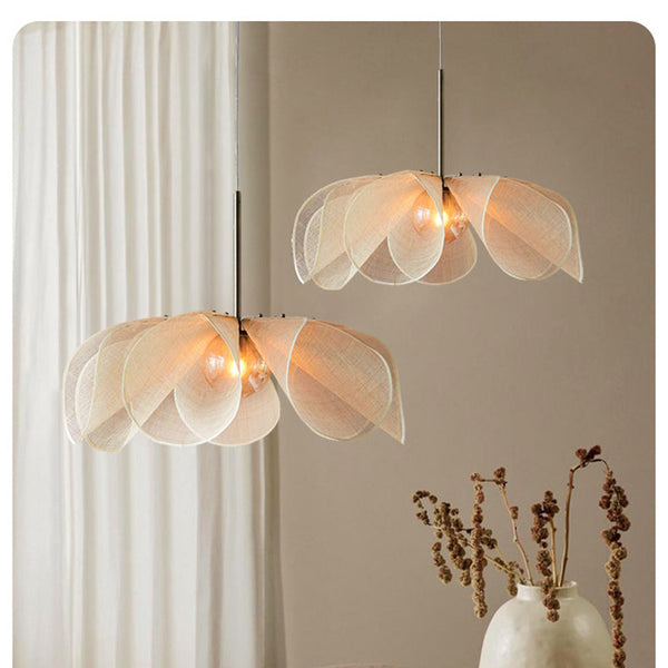 Japandi Blumenlampe