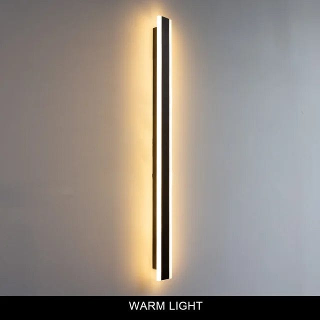 Gestreifte Wandleuchte