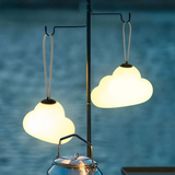 Minori Design LED Hängelampe Wolke Milch Weiß Metall/Acryl Garten