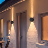 Moderne Runde Glas IP65 Wasserdichte Wandleuchte für draußen