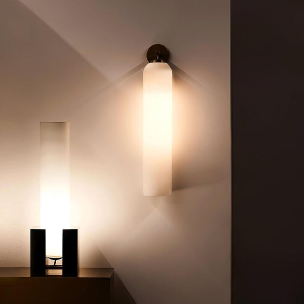 Kunstglas-Wandleuchter